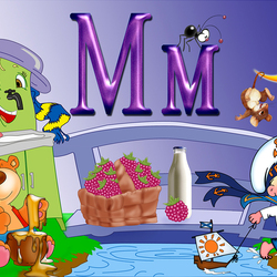 Пазл: Буква М