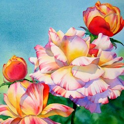 Пазл: Цветы от Барбары Фокс