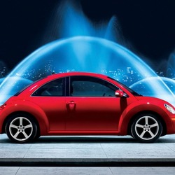 Пазл: Красный автомобиль