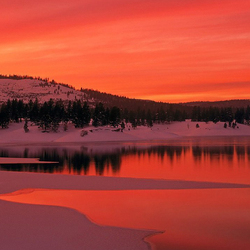 Пазл: Пурпурный закат