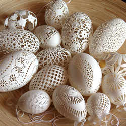 Пазл: Резьба по яичной скорлупе