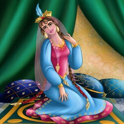 Пазл: Восточная принцесса