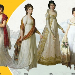 Пазл: Мода 19 век