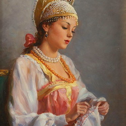 Пазл: Рукодельница 