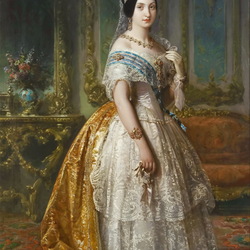 Пазл: Луиза Фернанда де Бурбон, герцогиня де Монпансье 