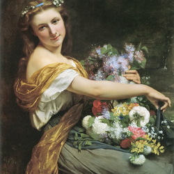 Пазл: Цветочница 