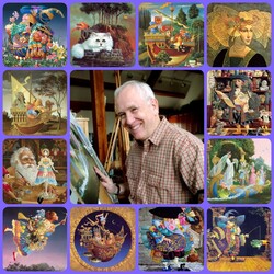 Пазл:  Сказочные и фантазийные миры художника Джеймса Кристенсена 