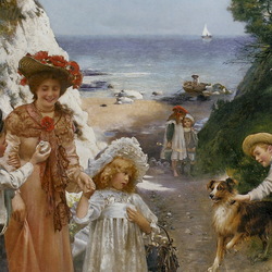 Пазл: Прогулка у моря