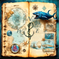 Пазл: Книга о морских чудесах