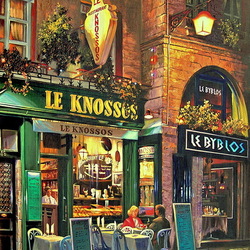 Пазл: Греческий ресторанчик в Париже