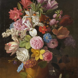 Пазл: Букет в вазе 