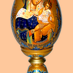 Пазл: Пасхальное яйцо - Пресвятая Богородица 