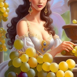 Пазл: Ясноокая фея винограда