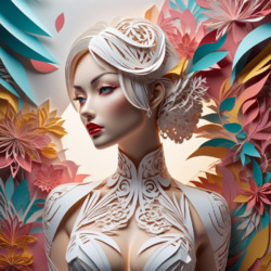 Пазл: Бумажная филигрань