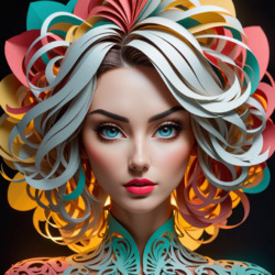 Пазл: Роскошные кудри