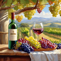 Пазл: Вино и виноградники