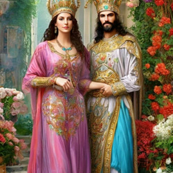 Пазл: Царица Эсфирь и персидский царь Артаксеркс