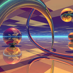 Пазл: Фантазия с шарами