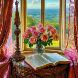 Пазл: Букет нежных роз