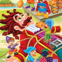 Пазл: Гулливер в стране лилипутов 