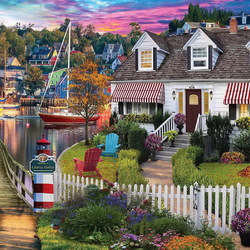 Пазл: Дом у залива 