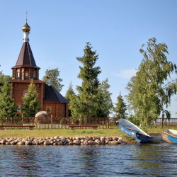 Пазл: Церковь на острове