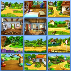 Пазл: Деревня