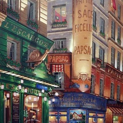 Пазл: На улице Парижа