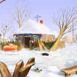 Пазл: В деревне