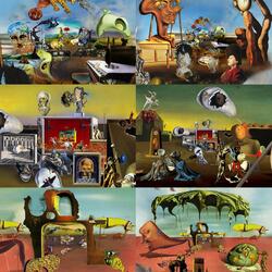 Пазл: Сюрреалистический коллаж