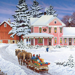 Пазл: Поездка за подарками