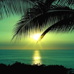 Пазл: Закат над морем