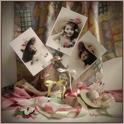 Пазл: Девочки со шляпками