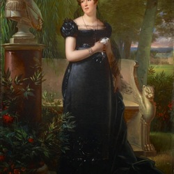 Пазл: Портрет мадам Бессьер, жены маршала Жана-Батиста Бессьер