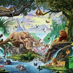 Пазл: Животный мир