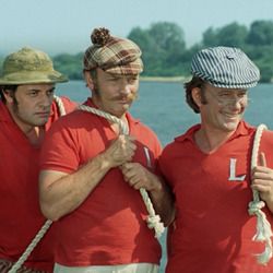 Пазл: Трое в лодке, не считая собаки. Вверх по течению