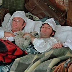 Пазл: Трое в лодке, не считая собаки. Утро на реке