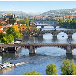 Пазл: Мосты через Влтаву
