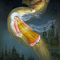 Пазл: Федоскинская лаковая миниатюра. Сказки