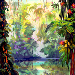 Пазл: Волшебный лес