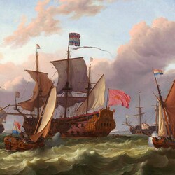 Пазлы на тему «Ludolf Backhuysen»