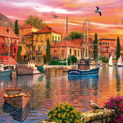 Пазл: Вечерний город