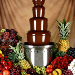 Пазл: Шоколадный фонтан