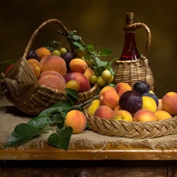 Пазл: С фруктами 