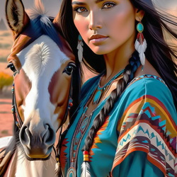 Пазл: Из жизни индейцев