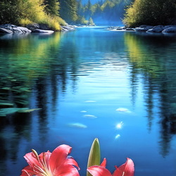 Пазл: Горная река 