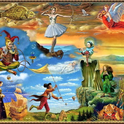 Пазл: По картинам Михаила Хохлачева 