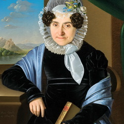 Пазл: Портрет дамы с книгой 