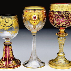 Пазл: Бокалы Мозер