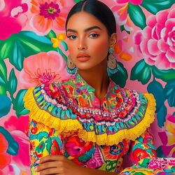 Пазл: Яркая красота 